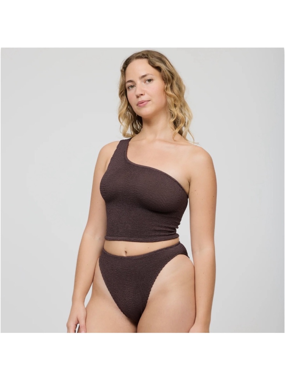 ISO Youswim/Hara Aroha Top in Stretch I Espresso
